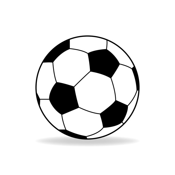 Modelo de ícone de vetor de design de logotipo de futebol