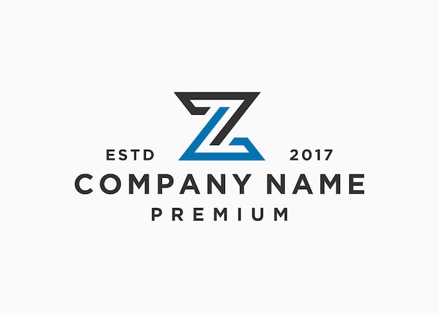 modelo de ilustração vetorial de design de logotipo letra z
