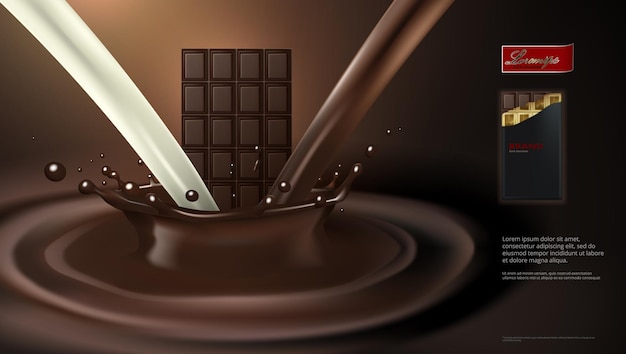 Modelo de Impressão Chocolate Amargo