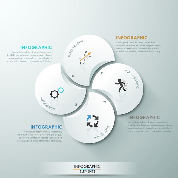 Modelo de infografia moderna