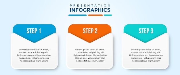 modelo de infográfico de apresentação editável