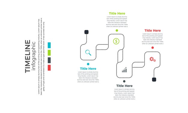 Modelo de infográfico de negócios. opções de design ou etapas com 4 números, design criativo de infográfico