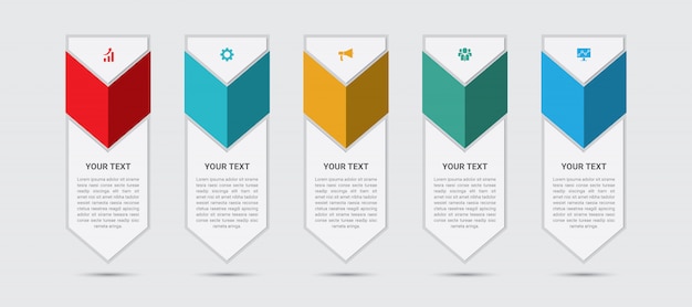 Modelo de Infográfico de Negócios