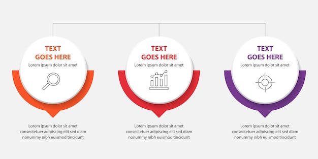 Modelo de infográfico profissional Projeto gráfico de negócios