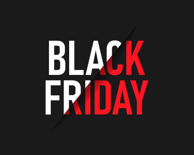 Modelo de inscrição de venda de sexta-feira negra. Banner da Black Friday. Vector EPS10