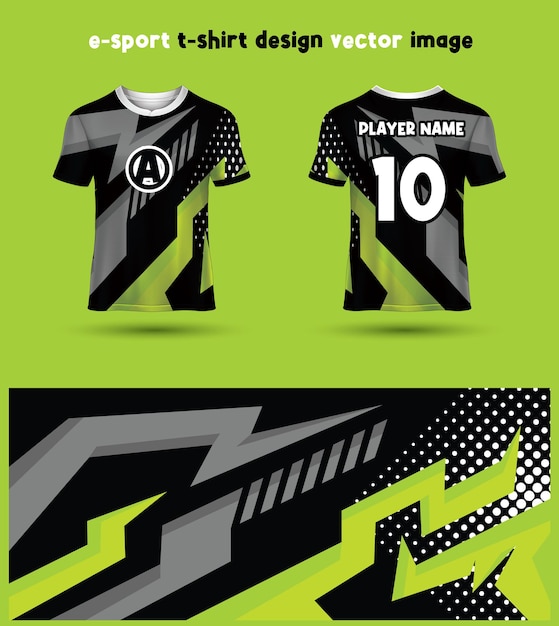 Modelo de jersey da esports gaming t