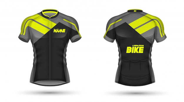Modelo de jersey de ciclismo