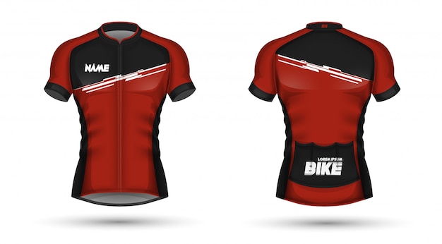 Modelo de jersey de ciclismo