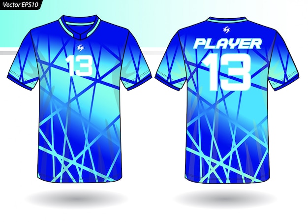 Modelo de jersey de esportes para uniformes de equipe