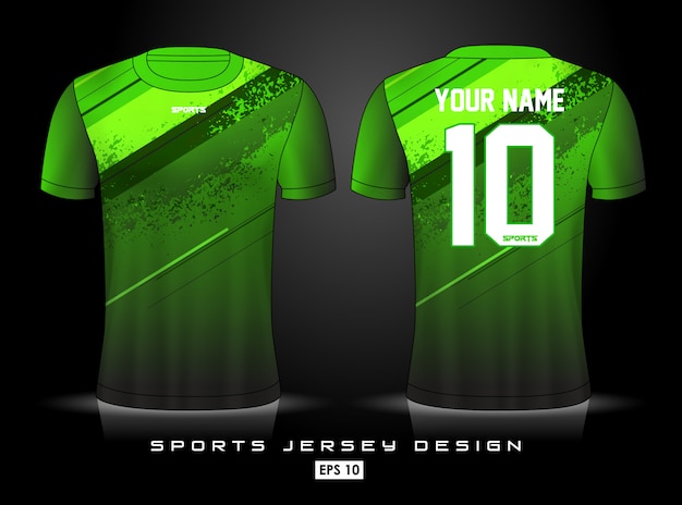 Vetor modelo de jersey de esportes