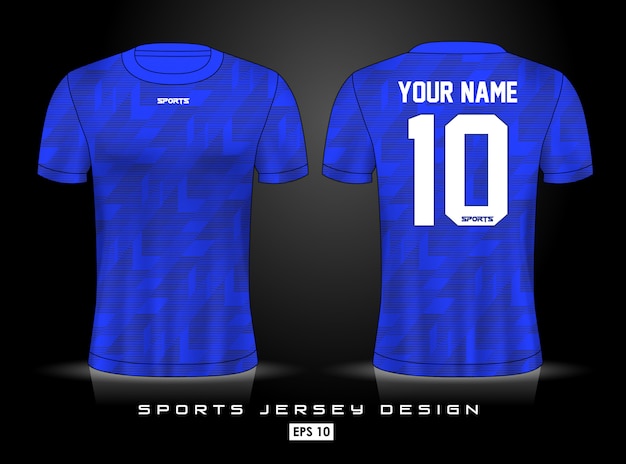 Vetor modelo de jersey de esportes