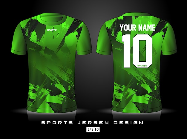 Vetor modelo de jersey de esportes