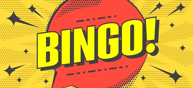 Vetor modelo de jogo de fundo de banner de loteria de bingo