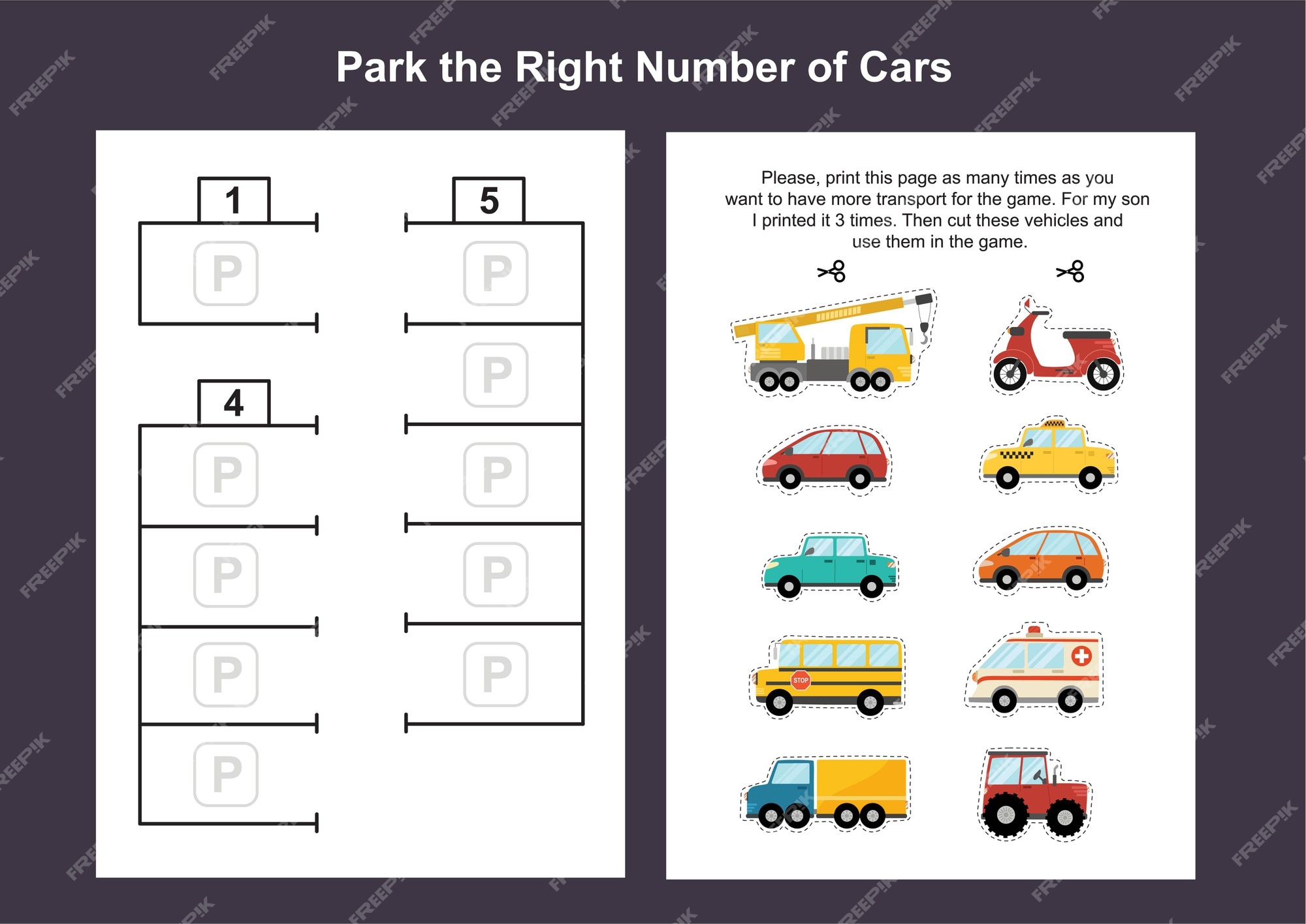 Jogos de estacionamento de Carros - Jogos para crianças - jogos gratuitos 