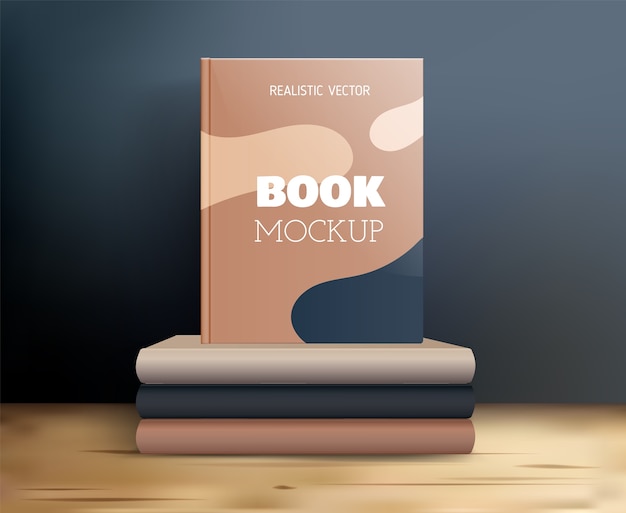 Modelo de livros em estilo realista