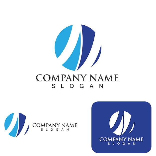 Modelo de logotipo business finance