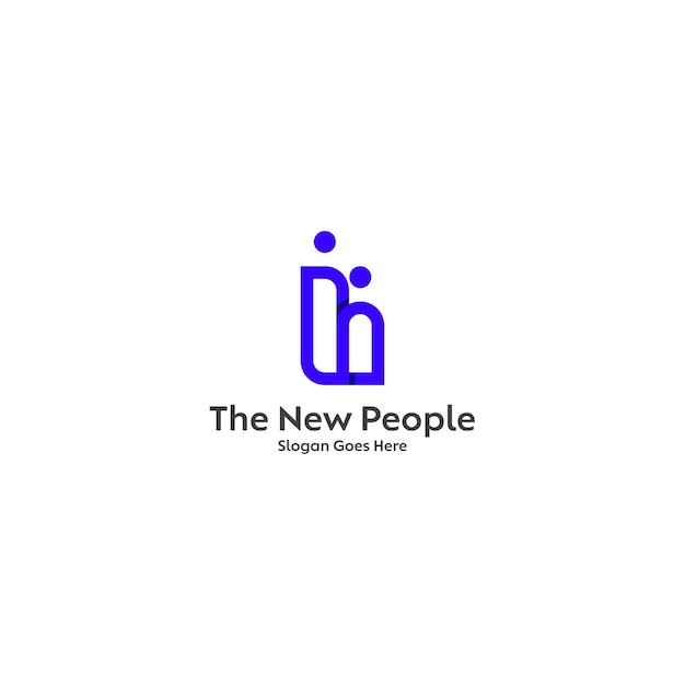 Vetor modelo de logotipo da comunidade de pessoas
