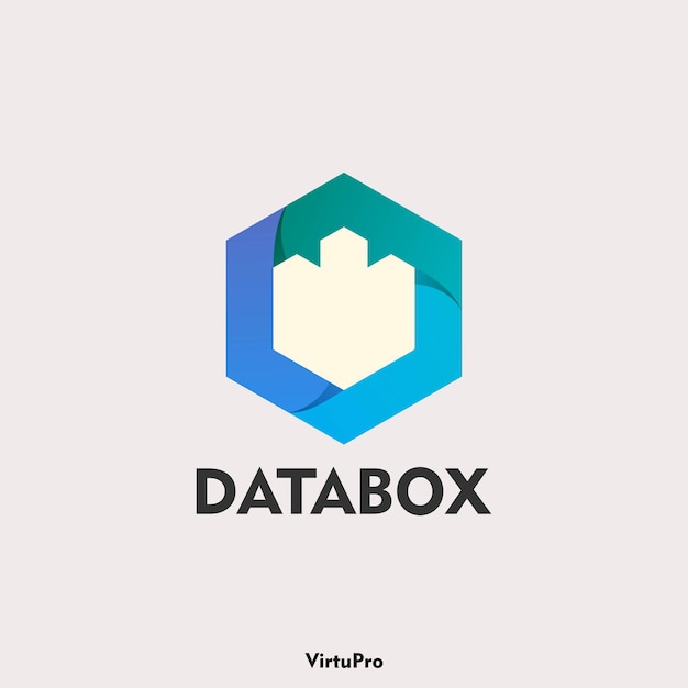 Modelo de logotipo da databox