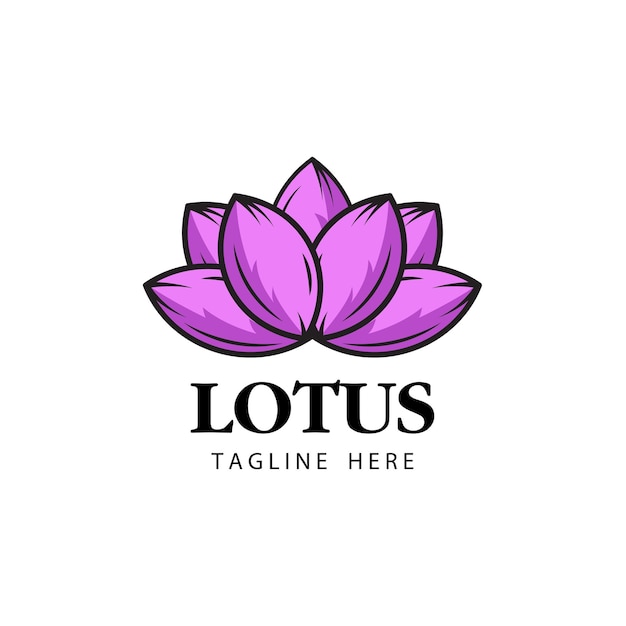 Modelo de logotipo da lotus