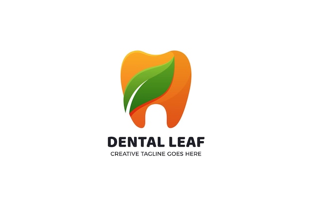 Modelo de logotipo da Nature Dental