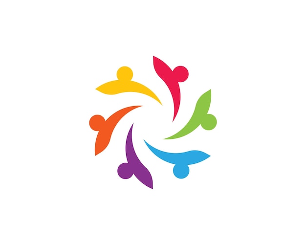 modelo de logotipo de assistência comunitária