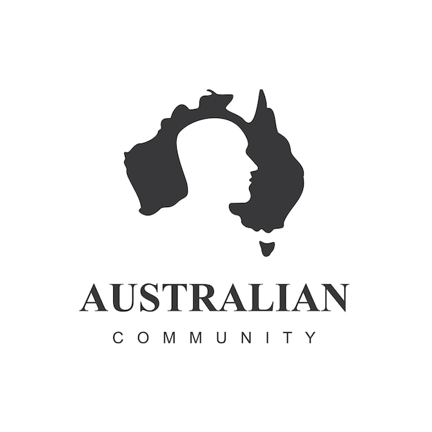 Modelo de logotipo de caridade australiana