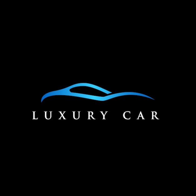 Modelo de logotipo de carro de luxo