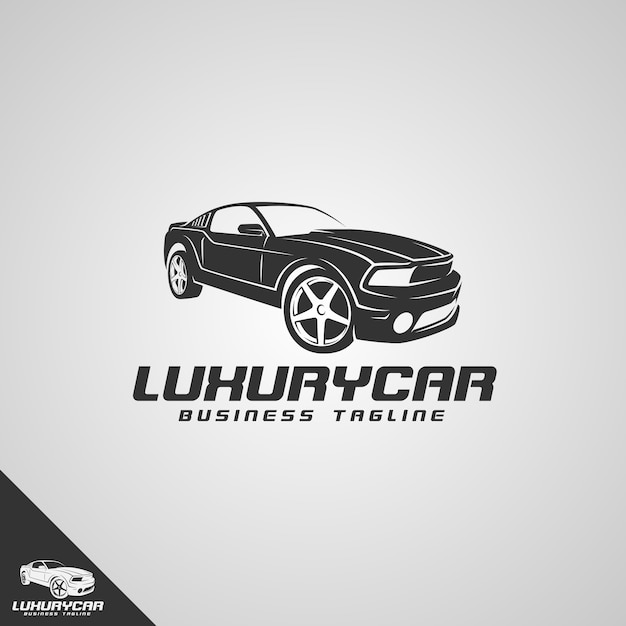 Modelo de logotipo de carro de luxo