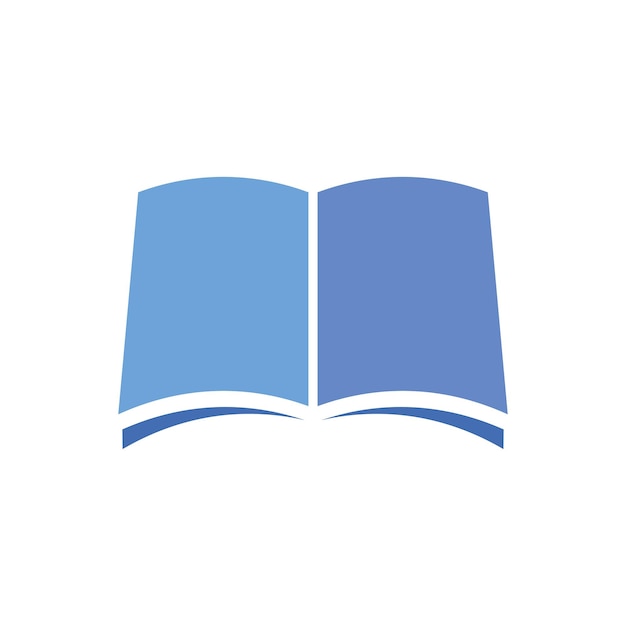 Modelo de logotipo de educação de livro