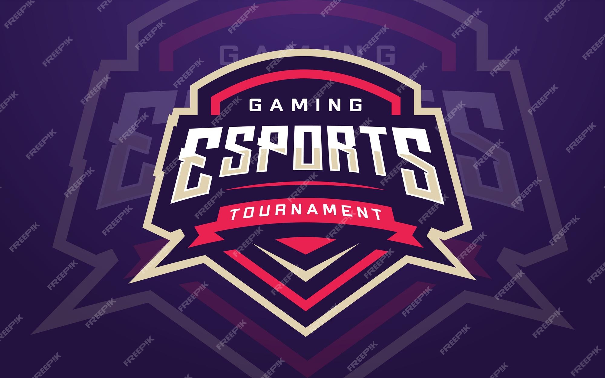 Modelo de logotipo de esports profissional para equipe de jogo ou torneio  de jogos