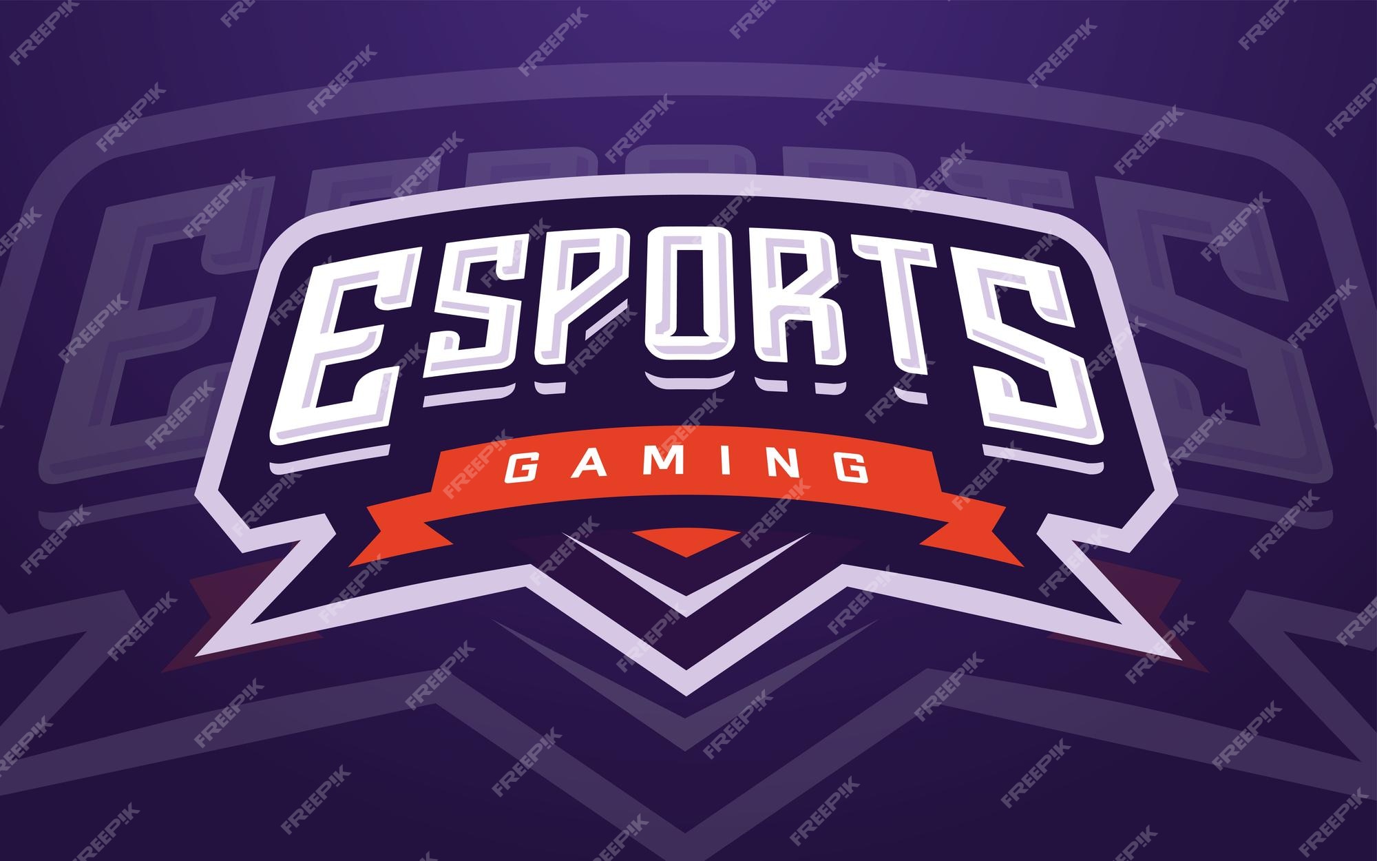 Modelo de logotipo profissional viking esports para equipe de jogo ou  torneio de jogos