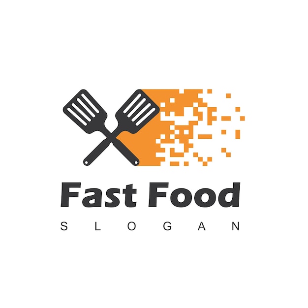 Modelo de logotipo de fast food