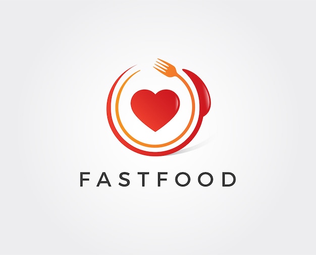 Modelo de logotipo de fast food