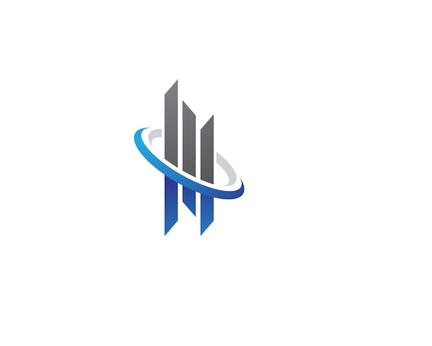 Modelo de logotipo de finanças empresariais