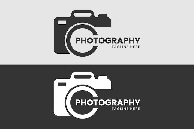 Vetor modelo de logotipo de fotografia