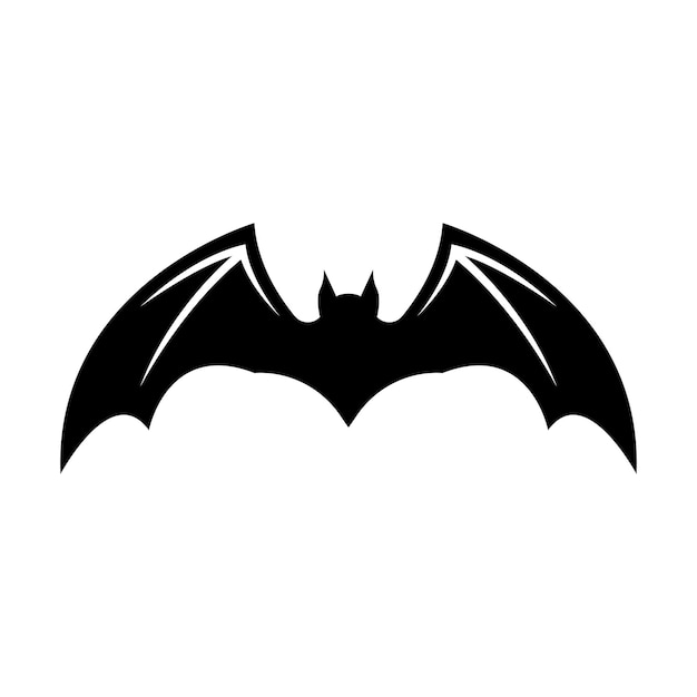 Vetor modelo de logotipo de ícone de vetor de morcego