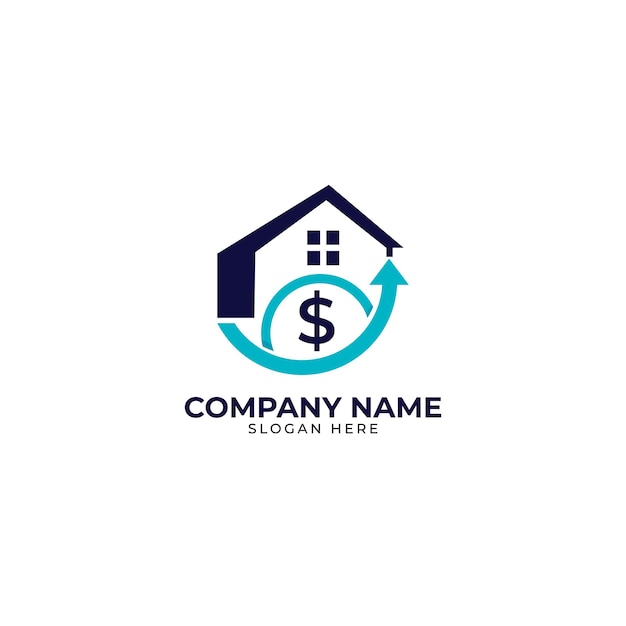 Modelo de logotipo de investimento imobiliário