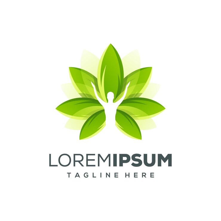 modelo de logotipo de ioga