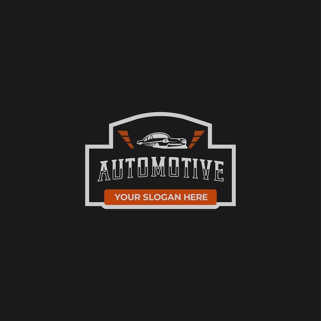 Modelo de logotipo de luxo automotivo