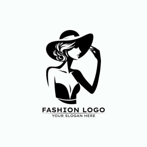 Vetor modelo de logotipo de moda