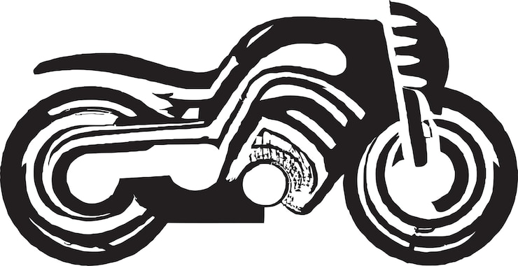 Vetor modelo de logotipo de motocicleta esportiva
