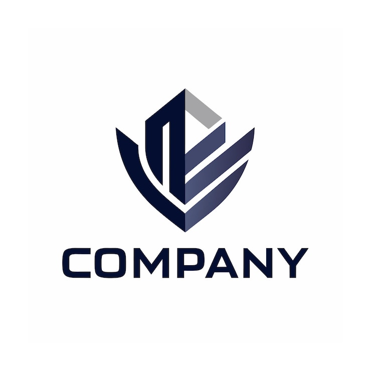 Vetor modelo de logotipo de negócio criativo de tipo minimalista