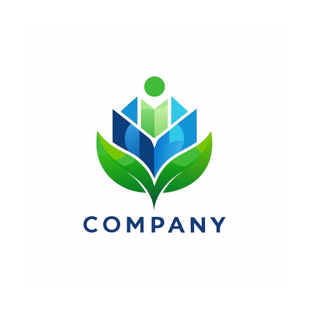 Modelo de logotipo de negócio criativo de tipo minimalista