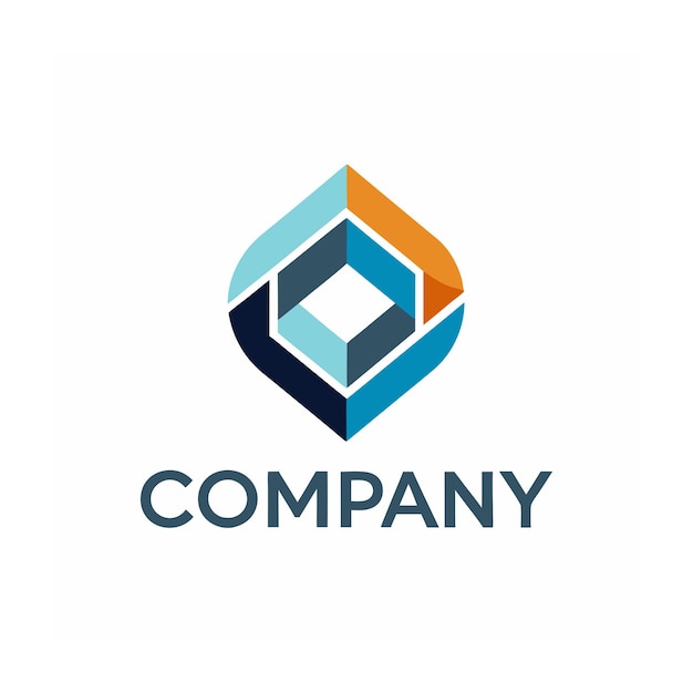 Modelo de logotipo de negócio criativo de tipo minimalista