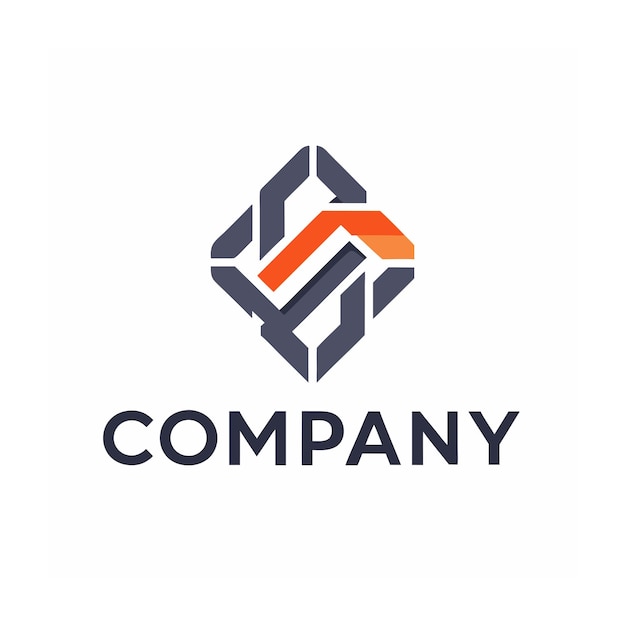 Modelo de logotipo de negócio criativo de tipo minimalista