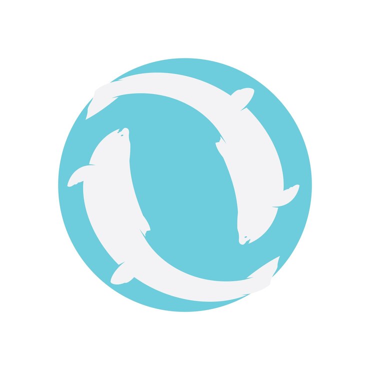 Vetor modelo de logotipo de peixe de salmão e pesca mundo subaquático design vetorial de natureza de rios e vida marinha