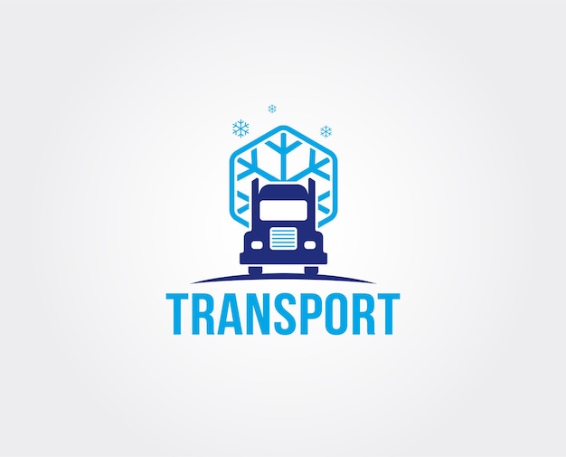 Modelo de logotipo de transporte mínimo