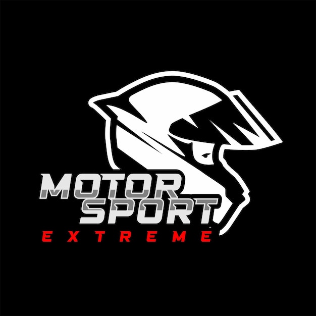 Vetor modelo de logotipo de vector motor sport extreme