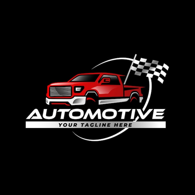 Modelo de logotipo de vetor de empresa automotiva