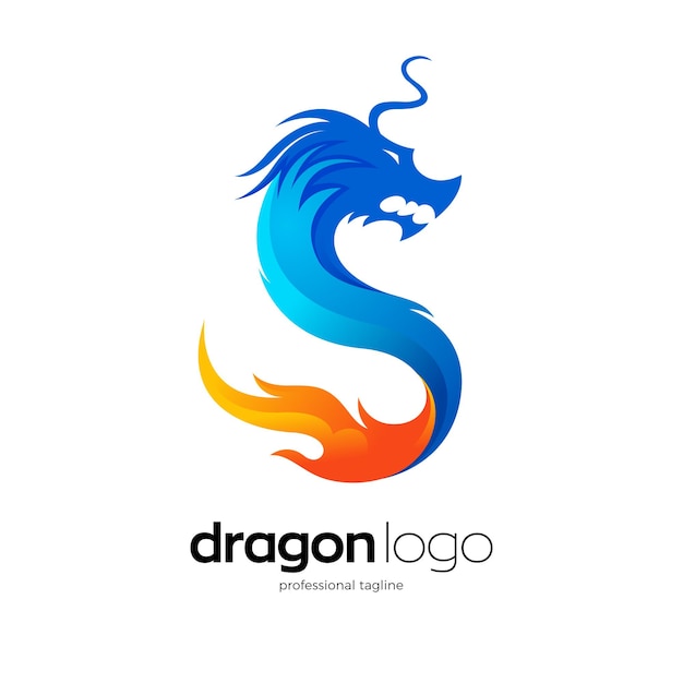 Logotipo modelo dragão